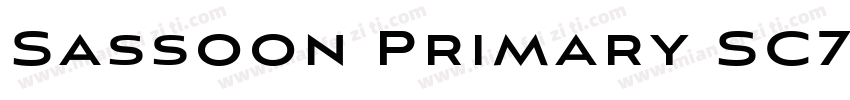 Sassoon Primary SC700字体转换